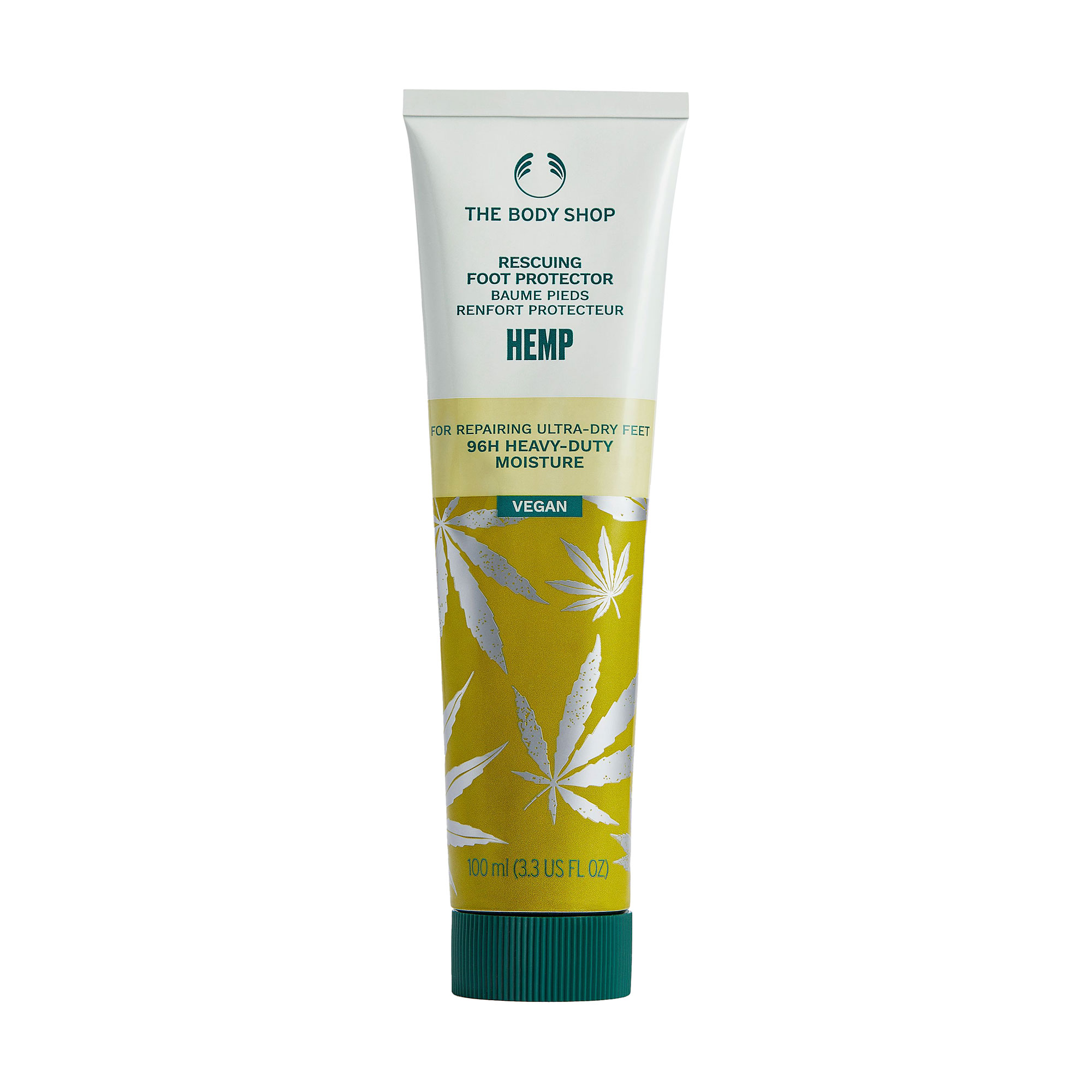 Крем для ніг The Body Shop Hemp Foot Protector з олією насіння коноплі, 100 мл
